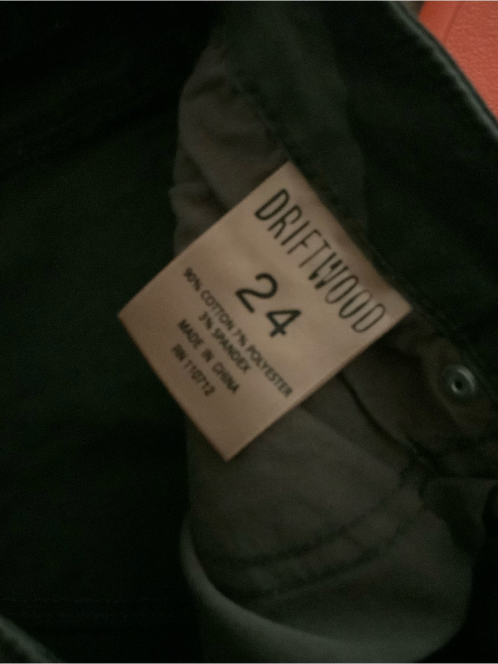 DRIFTWOOD Olive Green Casual Pants